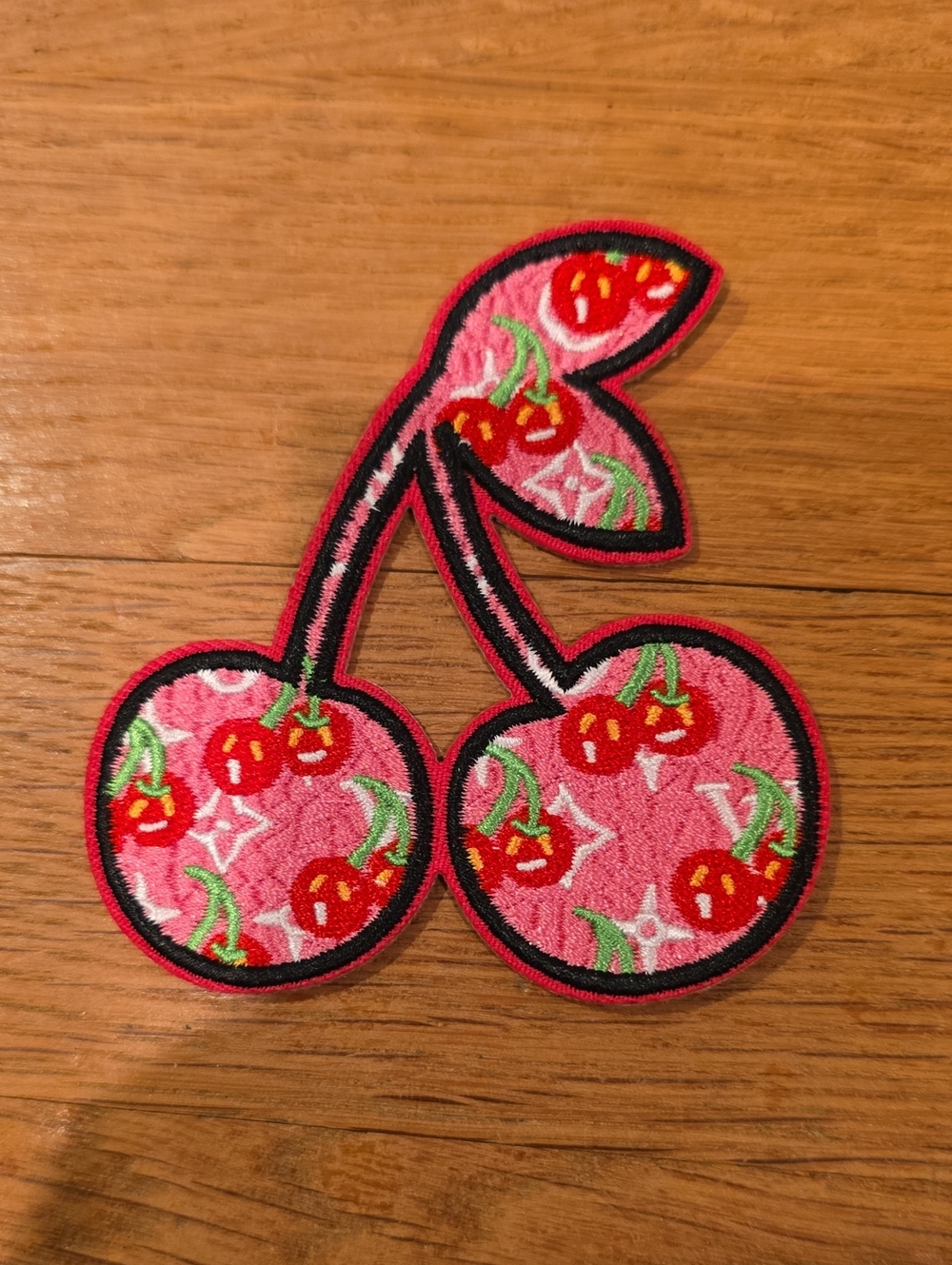 Cherry Iron On Patch